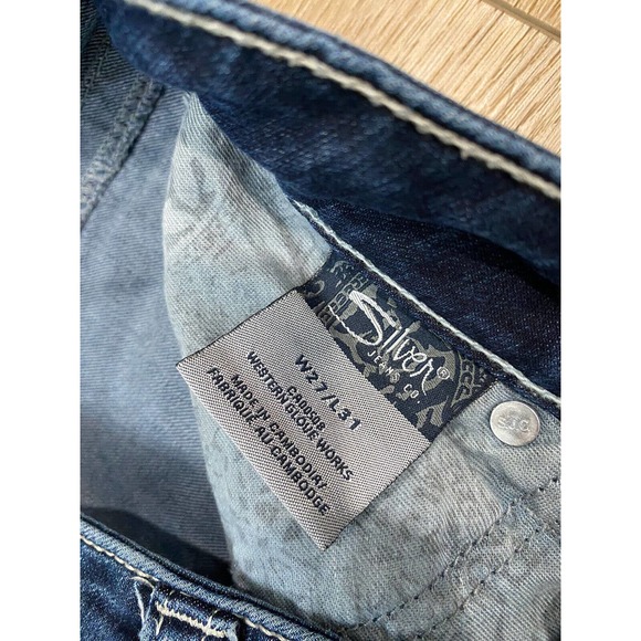 Silver Tuesday Jeans Women's 27x31 Blue Medium Wash Tuesday Boot Cut Jeans - Picture 5 of 9